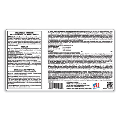 AF79 Acid-Free FastDraw Bathroom Cleaner Concentrate, Ocean Breeze Scent, 2 L Bottle, 4/Carton