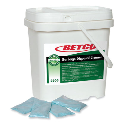 Green Earth Garbage Disposal Cleaner, 2 oz Packet, 30/Carton