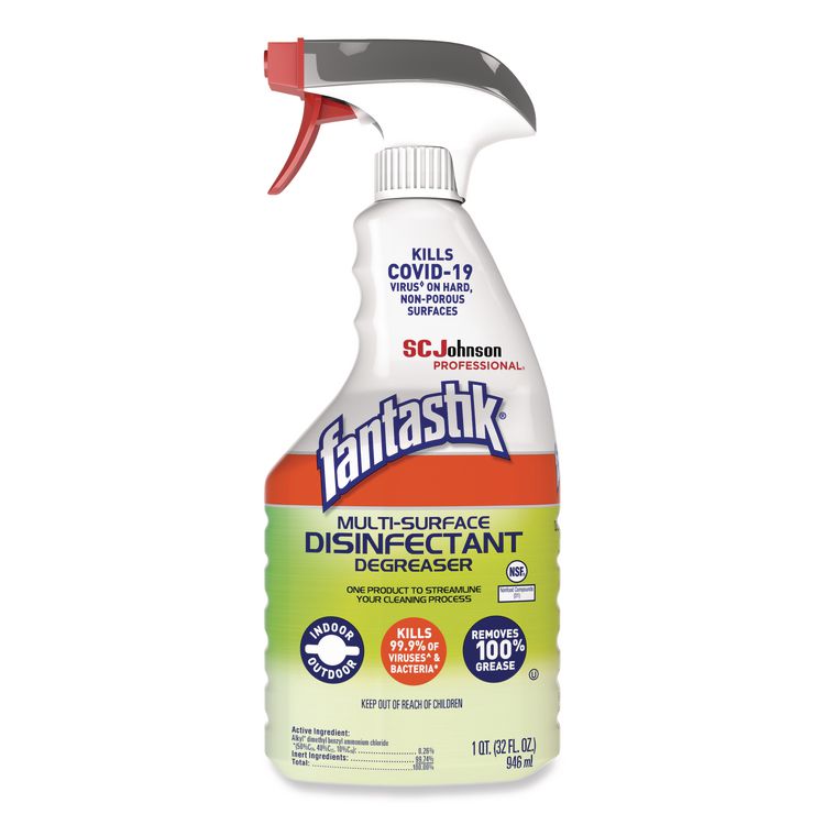 Multi-Surface Disinfectant Degreaser, Herbal Scent, 32 oz Spray Bottle