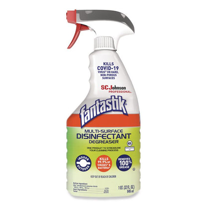 Multi-Surface Disinfectant Degreaser, Herbal Scent, 32 oz Spray Bottle