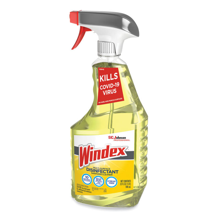 Multi-Surface Disinfectant Cleaner, Fresh Scent, 32 oz Spray Bottle, 8/Carton