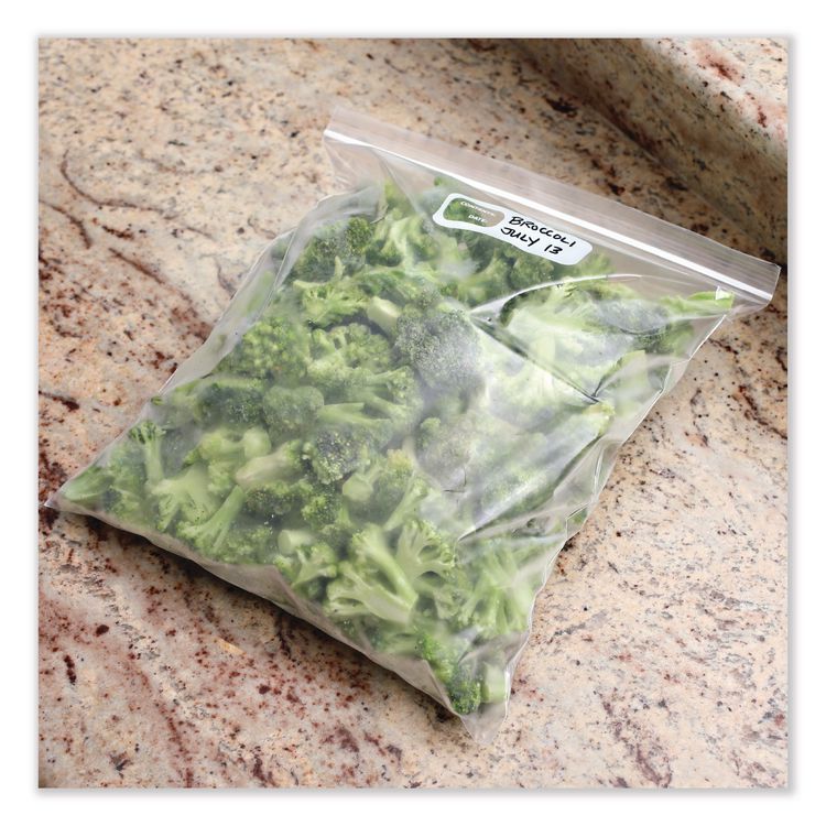 Reclosable Freezer Storage Bags, 1 gal, 2.7 mil, 10.5" x 11", Clear, 250/Box