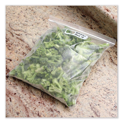 Reclosable Freezer Storage Bags, 1 gal, 2.7 mil, 10.5" x 11", Clear, 250/Box