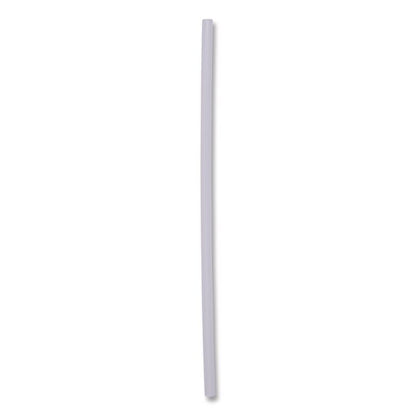 Jumbo Straws, Unwrapped, 7.75", Plastic, Translucent, 250/Pack, 50 Packs/Carton