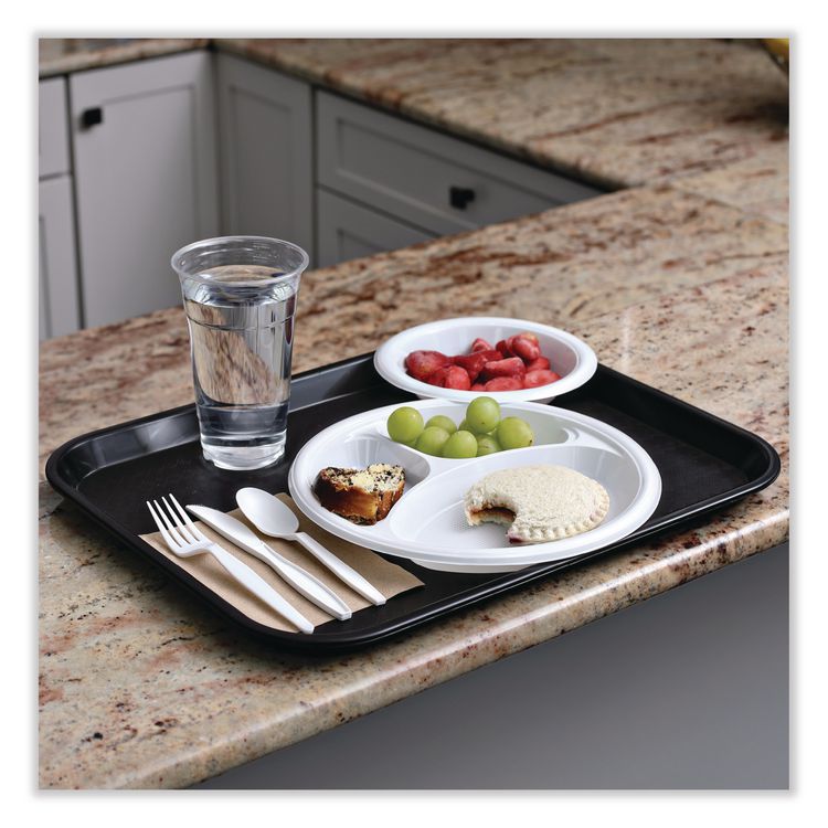 Heavyweight Wrapped Polypropylene Cutlery, Knife, Plastic, White, 1,000/Carton