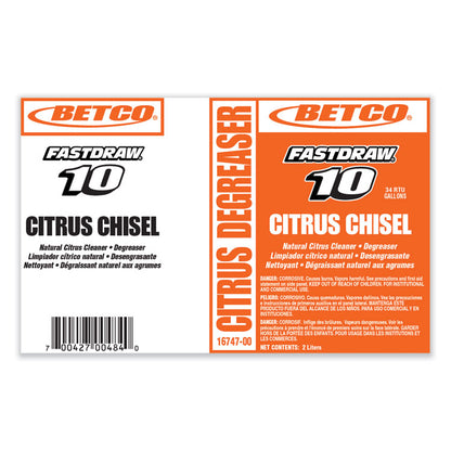 FastDraw Citrus Chisel, 2 L Bottle, 4/Carton