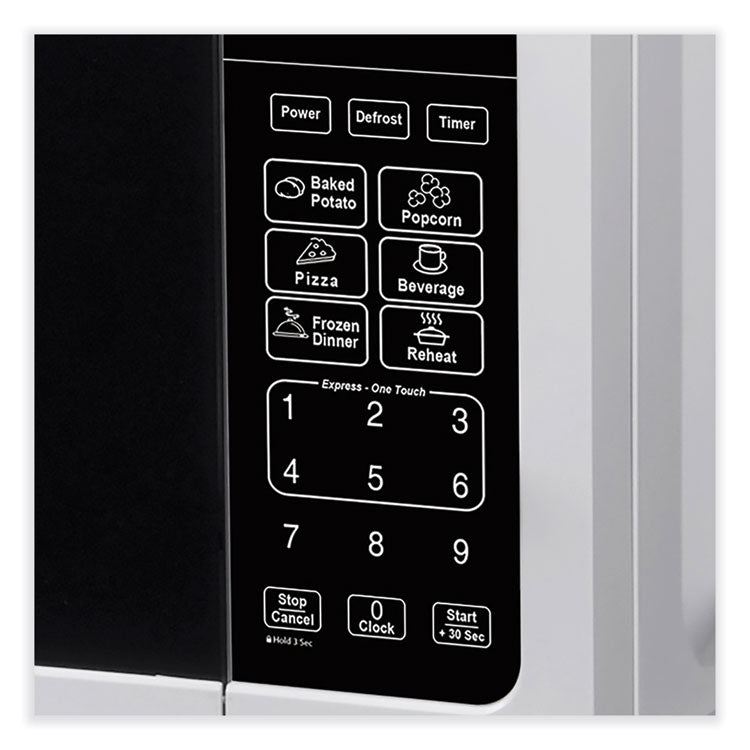 0.7 cu ft Microwave Oven, 700 W, White