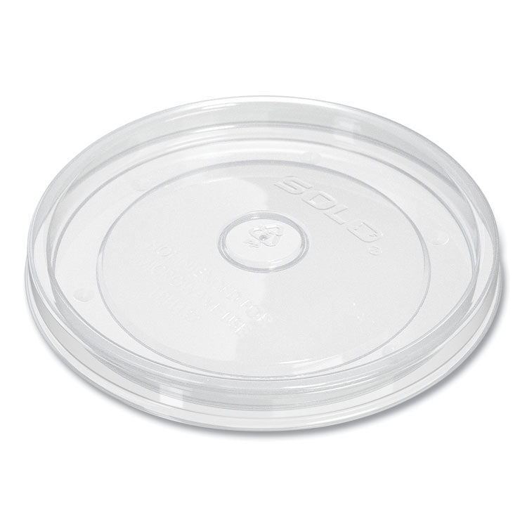 Polypropylene Vented Food Container Lids, Recessed, For 32 oz Food Containers, Clear, Plastic, 1,000/Carton