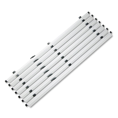 Sheet File Hanging Clamps, 100 Sheets Per Clamp, 42" Length, 6/Carton