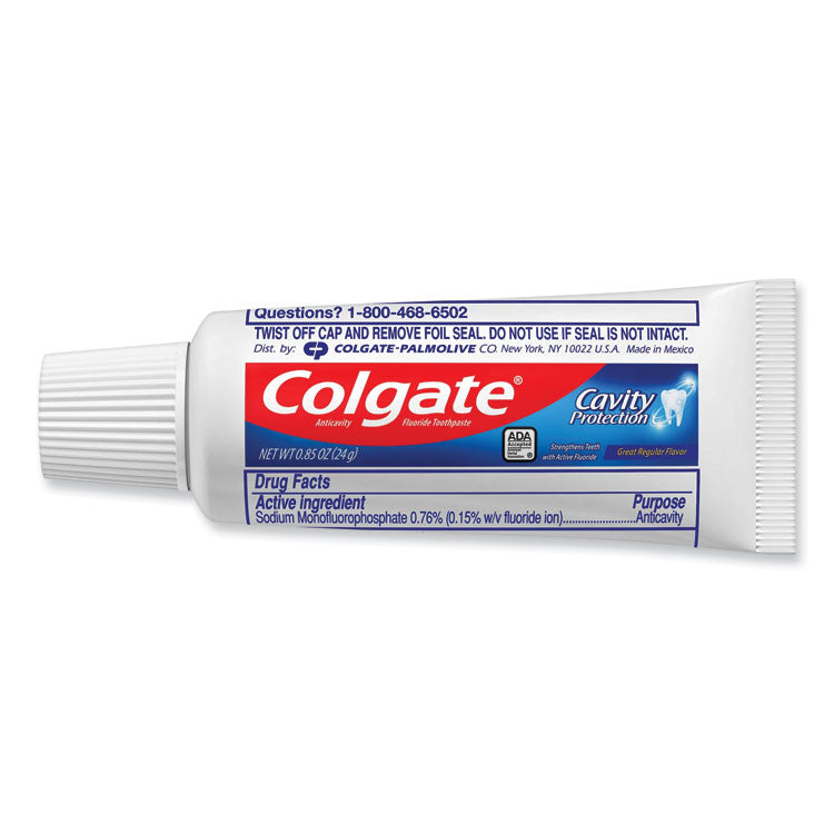 Fluoride Toothpaste, Personal Size, 0.85 oz Tube, Unboxed, 240/Carton