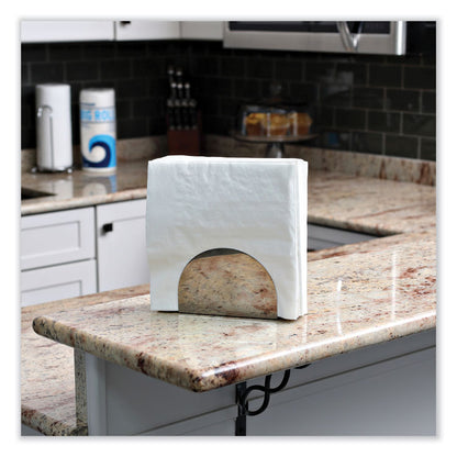 Dinner Napkin, 1-Ply, 17 x 17, White, 250/Pack, 12 Packs/Carton
