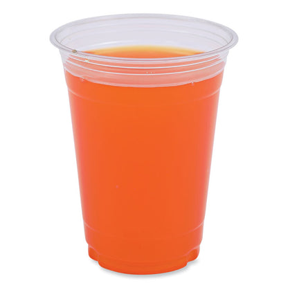 Clear Plastic PET Cups, 16 oz, 50 Cups/Sleeve, 20 Sleeves/Carton
