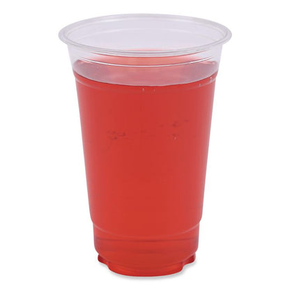 Clear Plastic PET Cups, 20 oz, 50/Sleeve, 20 Sleeves/Carton