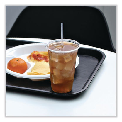 Clear Plastic PET Cups, 20 oz, 50/Sleeve, 20 Sleeves/Carton