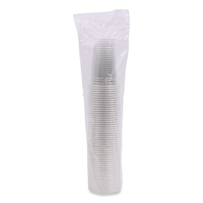Clear Plastic PET Cups, 20 oz, 50/Sleeve, 20 Sleeves/Carton