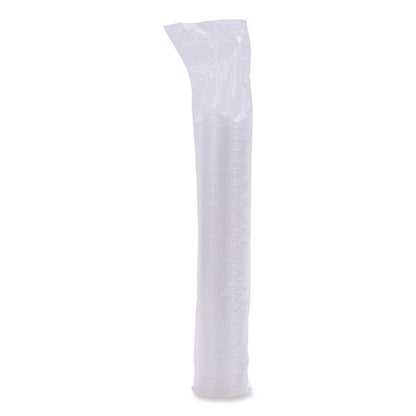 Souffle/Portion Cup Lids, Fits 1.5 oz and 2 oz Portion Cups, Plastic, Clear, 2,500/Carton