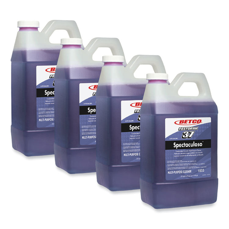 Spectaculoso FastDraw Multipurpose Cleaner, Lavender Scent, 67.6 oz Bottle, 4/Carton