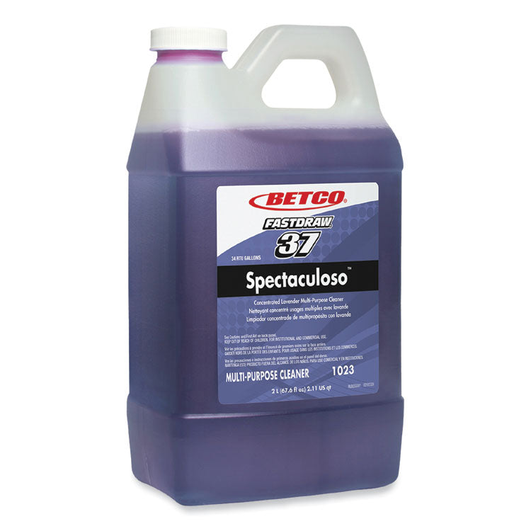 Spectaculoso FastDraw Multipurpose Cleaner, Lavender Scent, 67.6 oz Bottle, 4/Carton