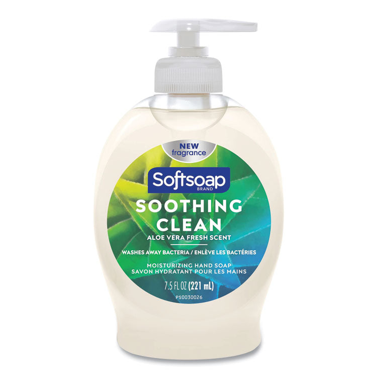 Moisturizing Hand Soap, Aloe Scent, 7.5 oz, 6/Carton