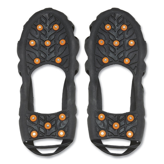 Trex 6304 One-Piece Step-In Full Coverage Ice Cleats, Large, Black, Pair