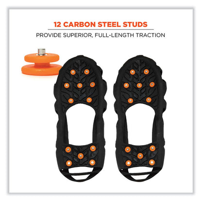 Trex 6304 One-Piece Step-In Full Coverage Ice Cleats, X-Large, Black, Pair