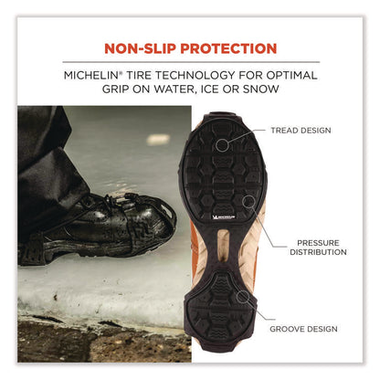 Trex 6325 Spikeless Traction Devices, Medium (Men's Size 8 to 11), Black, Pair