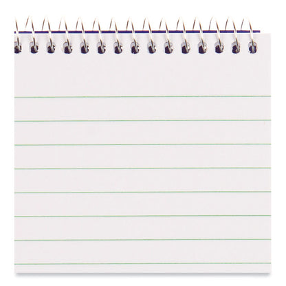 Reporters Note Pad, Blue Cover, Medium/College Rule, (80) White 4 x 8 Sheets