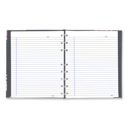 NotePro Notebook, 1-Subject, Medium/College Rule, Pink/Gray Cover, (75) 9.25 x 7.25 Sheets