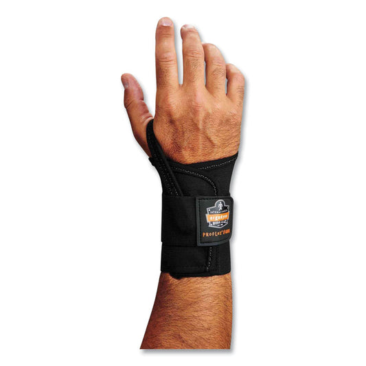 ProFlex 4000 Single Strap Wrist Support, Small, Fits Left Hand, Black