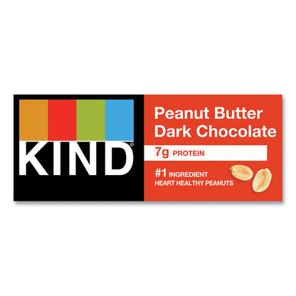 Plus Nutrition Boost Bar, Peanut Butter Dark Chocolate/Protein, 1.4 oz Bar, 12/Box