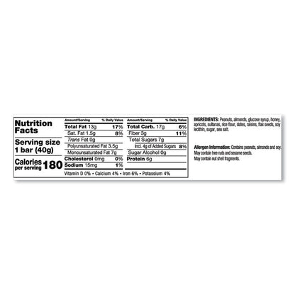 Fruit and Nut Bars, Fruit and Nut Delight, 1.4 oz Bar, 12/Box