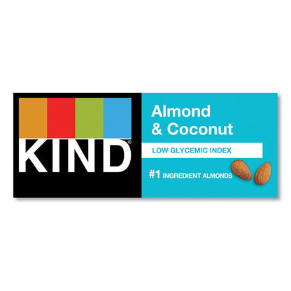 Fruit and Nut Bars, Almond and Coconut, 1.4 oz Bar, 12/Box