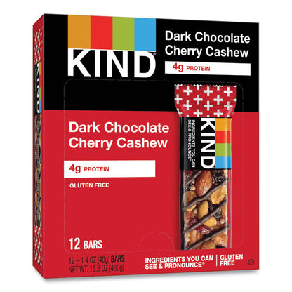Plus Nutrition Boost Bar, Dk ChocolateCherryCashew/Antioxidants, 1.4 oz Bar, 12/Box