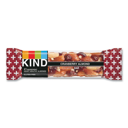 Plus Nutrition Boost Bar, Cranberry Almond and Antioxidants, 1.4 oz Bar, 12/Box