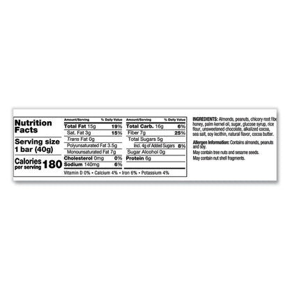 Nuts and Spices Bar, Dark Chocolate Nuts and Sea Salt, 1.4 oz Bar, 12/Box