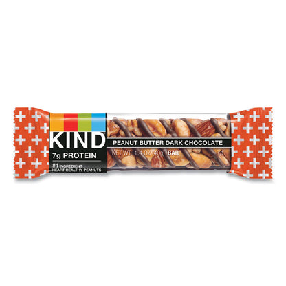 Plus Nutrition Boost Bar, Peanut Butter Dark Chocolate/Protein, 1.4 oz Bar, 12/Box