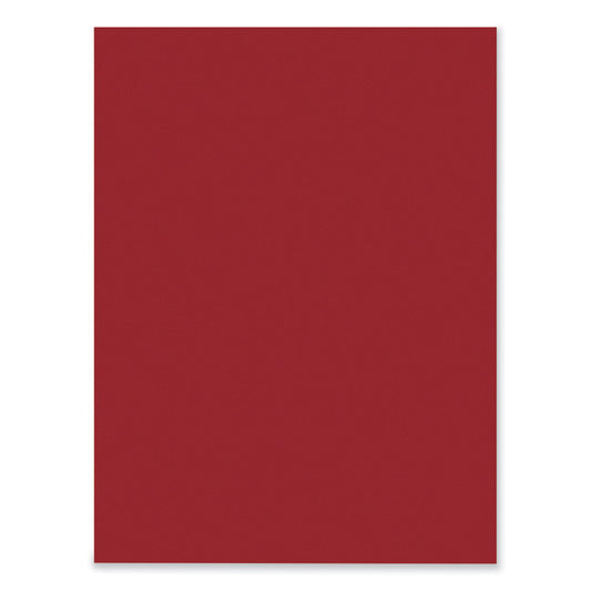 SunWorks Construction Paper, 50 lb Text Weight, 9 x 12, Holiday Red, 50/Pack