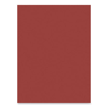 SunWorks Construction Paper, 50 lb Text Weight, 9 x 12, Red, 50/Pack