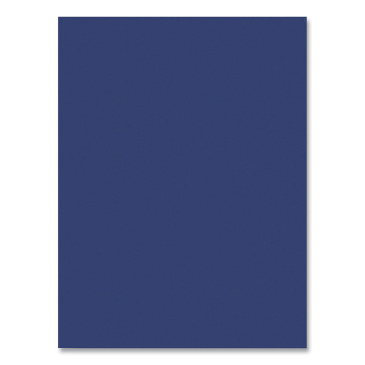 SunWorks Construction Paper, 50 lb Text Weight, 9 x 12, Bright Blue, 50/Pack
