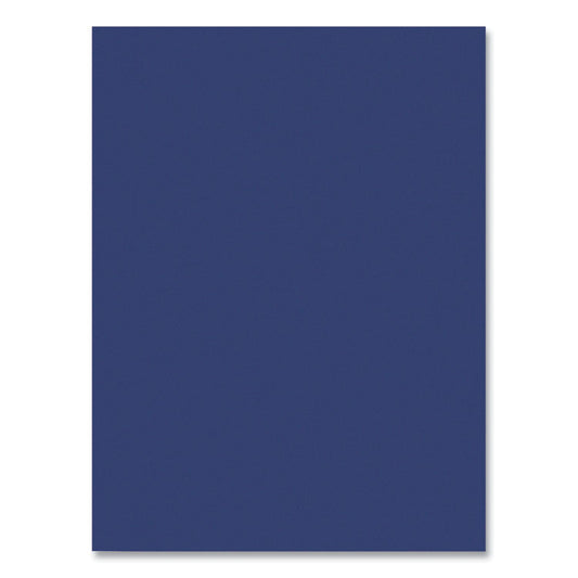 SunWorks Construction Paper, 50 lb Text Weight, 9 x 12, Bright Blue, 50/Pack