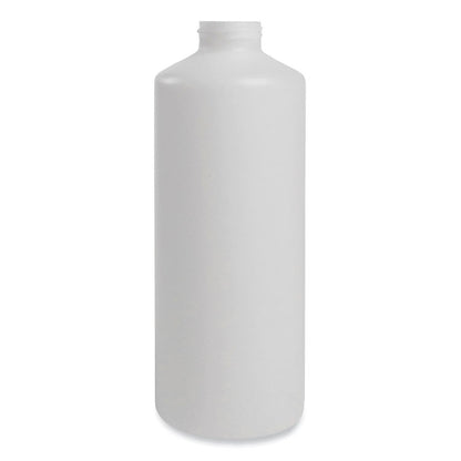 Polyethylene Replacement Soap Container with Cap, 34 oz, Black/White