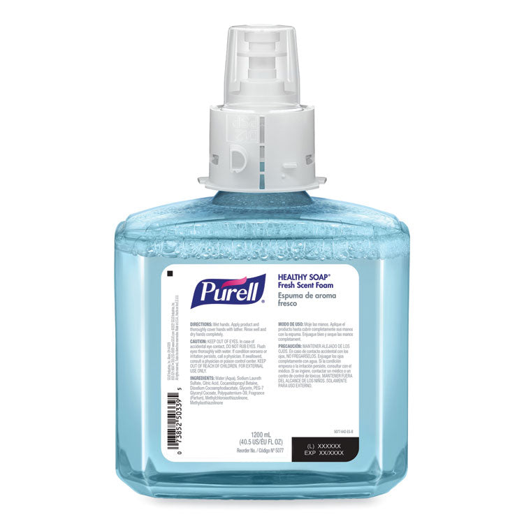 HEALTHY SOAP Foam Refill, For ES4 Dispensers, Cranberry Scent, 1,200 mL, 2/Carton