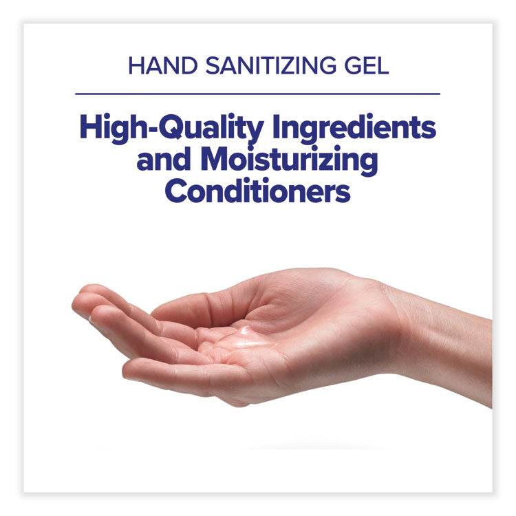 VF PLUS Hand Sanitizer Gel, 1,200 mL Refill Bottle, Fragrance-Free, For CS4 Dispensers, 4/Carton