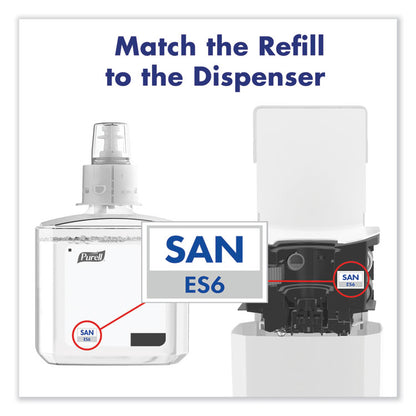 Advanced Hand Sanitizer Foam, For ES6 Dispensers, 1,200 mL Refill, Clean Scent, 2/Carton