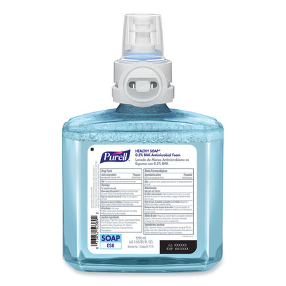 HEALTHY SOAP 0.5% BAK Antimicrobial Foam Refill, For ES8 Dispensers, Light Citrus Floral Scent, 1,200 mL, 2/Carton