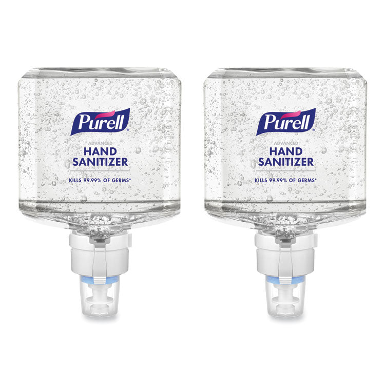 Advanced Hand Sanitizer Foam, For ES8 Dispensers, 1,200 mL Refill, Clean Scent, 2/Carton