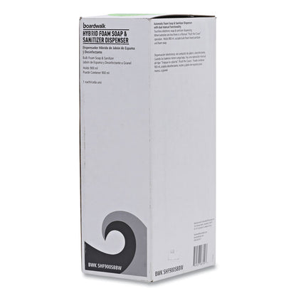 Bulk Fill Foam Soap Dispenser with Key Lock, 900 mL, 5.25 x 4 x 12, Black Pearl
