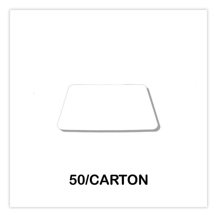 Bakery Bright White Cake Pad, Single Wall Pad, 25.5 x 17.5, White, Paper, 50/Carton