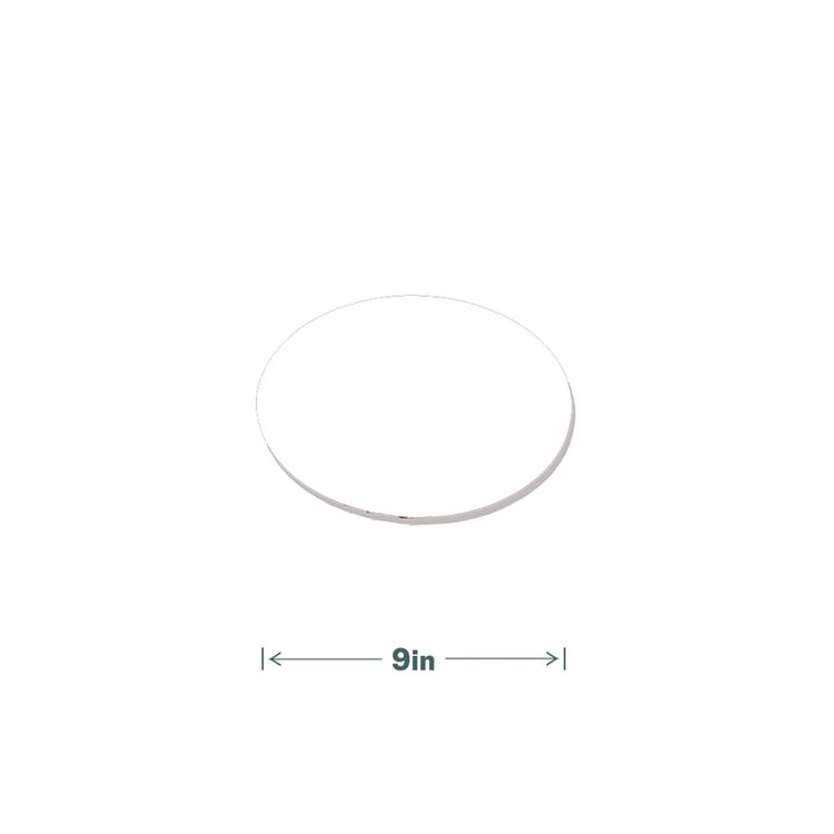 Bright White Cake Circles, 9" Diameter, White, Paper, 100/Carton