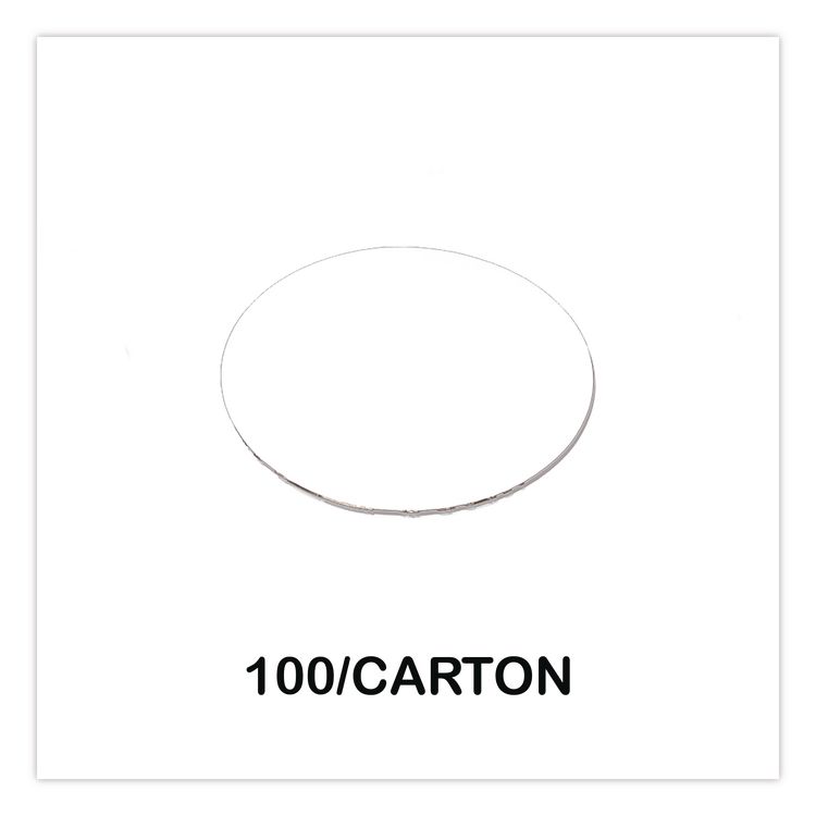 Bright White Cake Circles, 12" Diameter, White, Paper, 100/Carton